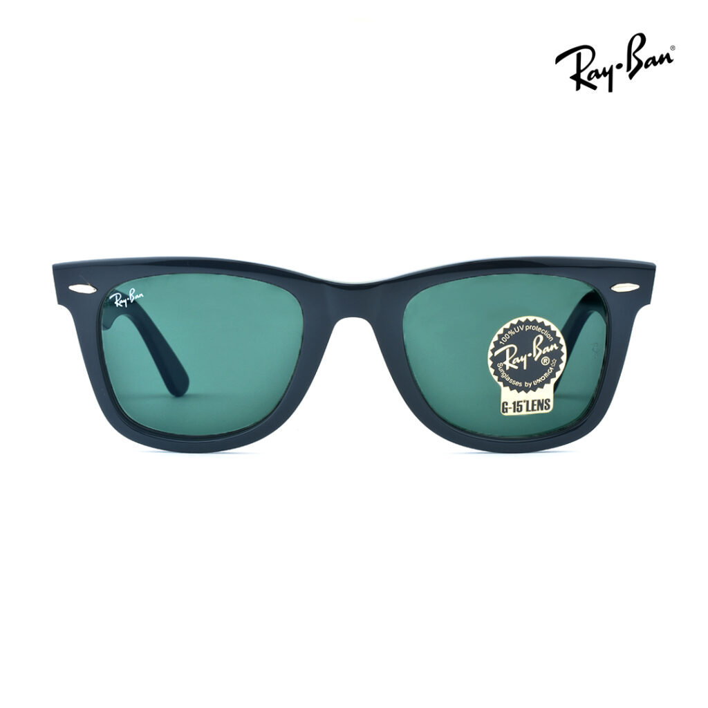Picture of RB 2140 SHINY G-15 GLASS LENS WAYFARER UV-400 SUNGLASSES