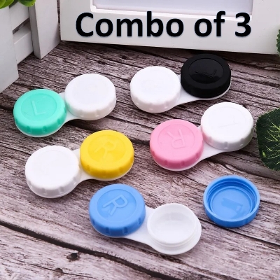 Picture of Contact Lens kit | Combo of 3pcs | Multi Color