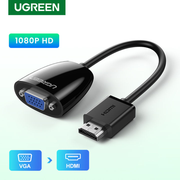 Picture of for-ugreen HDMI to VGA Adapter Support 1920*1080P for Laptop Projector PS4 TV Box ipad