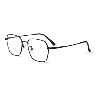 Picture of Men Retro Pure Titanium Glasses Frame Ultralight Fashion Square Optical Women Eyewear Spectacles Frames T840T