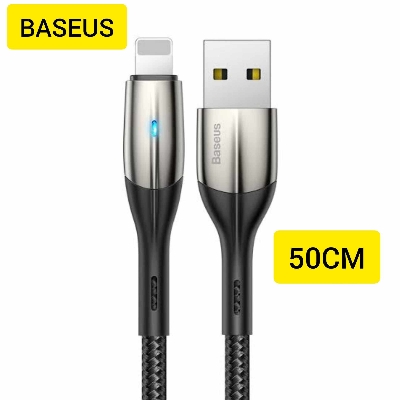 Picture of Baseus Horizontal Data Cable IP 2.4A 0.5m For Fast Charging Lightning Cable