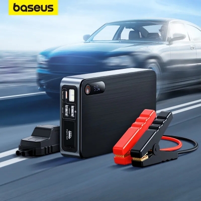 Picture of Baseus Super Energy Pro+ Car Jump Starter 12000mAh with Smart Digital Display - Black