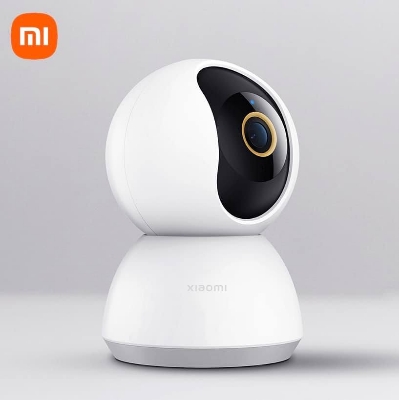 Picture of Xiaomi Smart Camera C300, 2K Clarity, 360° Vision, AI Human Detection, F1.4 Large Aperture and 6P Lens, Enhanced Color Night Vision in Low Light - White
