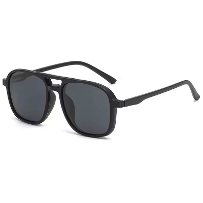 Picture of Sun Glass For Men High Quality & Full Black Sunglass Stylish & Fashionable Mate Black Frame Plastic Body