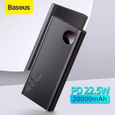 Picture of Baseus Power Bank Adaman 22.5w 20000Mah PPAD000101 Metal Digital Display Quick Charge Power Bank