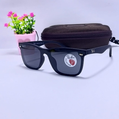 Picture of Ray-Ban Polarised Matte Black Exclusive Sunglass For Unisex