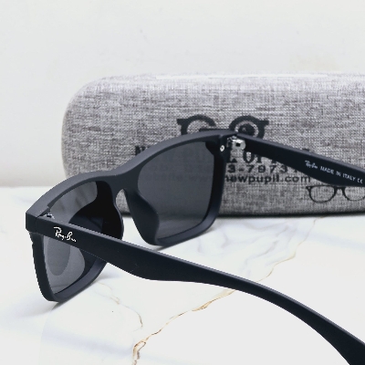 Picture of Ray-Ban Polarised Matte Black Exclusive Sunglass For Unisex
