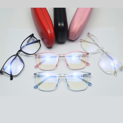 Picture of Classic Metal/PC Square Frame Myopia Glasses Fashion Retro Optica/Glasses Ultralight Vision Care Short Sighted Eyewear