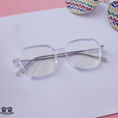 Picture of Square Glasses Computer Glasses Glasses Full Frame Glasses Anti Blue Light Men Women Glasses Metal Glasses