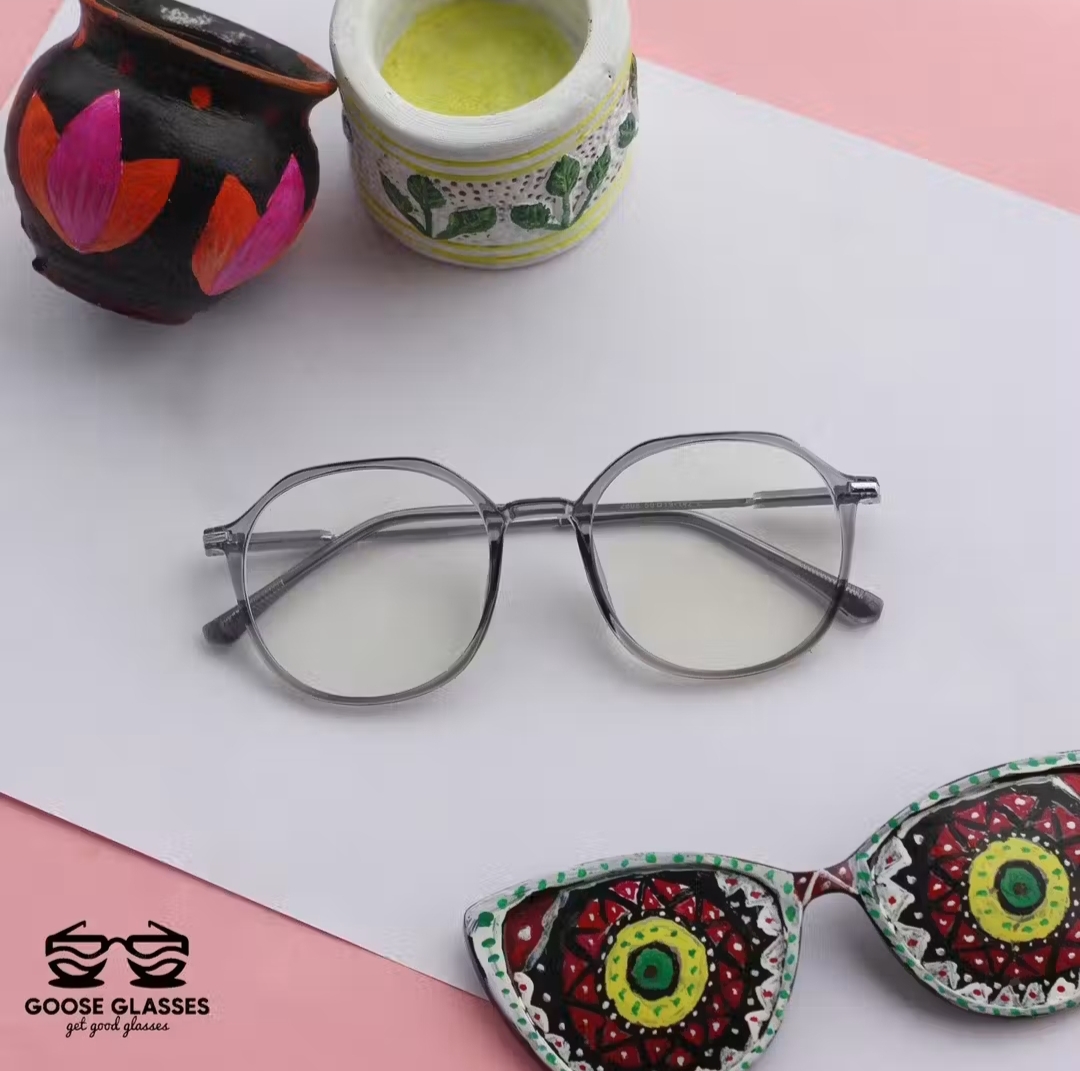 Picture of Classic Metal/PC Round Frame Myopia Glasses Fashion Retro Optica/Glasses Ultralight Vision Care Short Sighted Eyewear