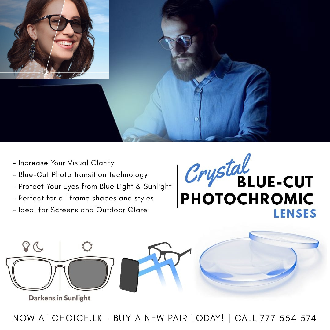 Picture of Blue-Cut + Photochromic Prescription Lenses