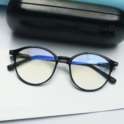 Picture of Classic Metal/PC Round Frame Myopia Glasses Fashion Retro Optica/Glasses Ultralight Vision Care Short Sighted Eyewear