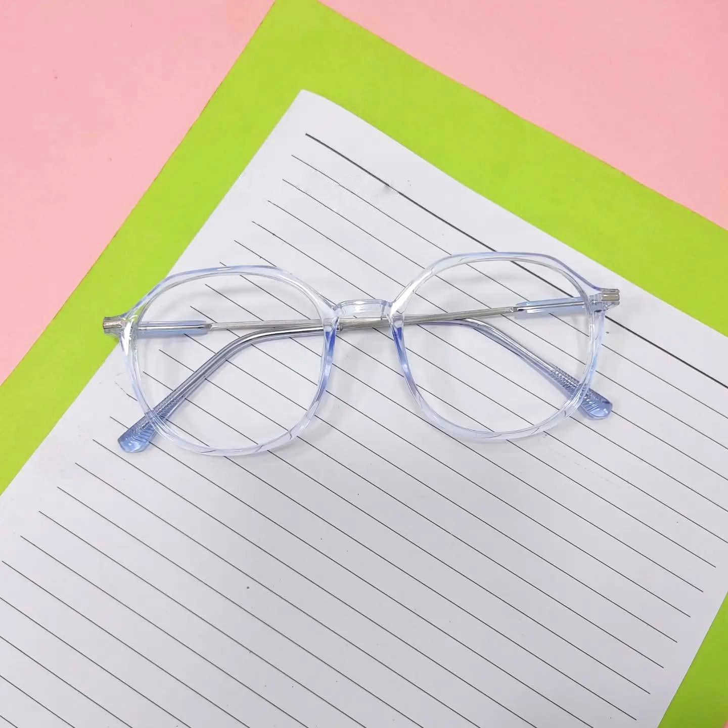 Picture of Classic Metal/PC Round Frame Myopia Glasses Fashion Retro Optica/ Glasses Ultralight Vision Care Short Sighted Eyewear