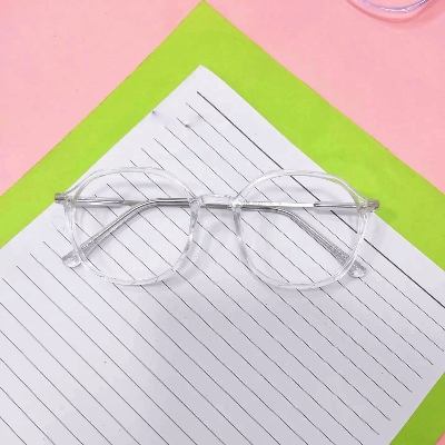 Picture of Classic Metal/PC Round Frame Myopia Glasses Fashion Retro Optica/ Glasses Ultralight Vision Care Short Sighted Eyewear