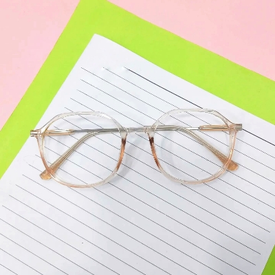 Picture of Classic Metal/PC Round Frame Myopia Glasses Fashion Retro Optica/ Glasses Ultralight Vision Care Short Sighted Eyewear