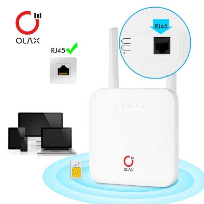 Picture of OLAX AX6 PRO 4G Mini CPE WiFi Router 4000mAh