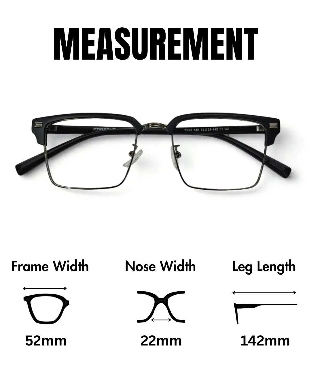 Picture of Trendy Modern Stylish Eye Glass | PRS Frame 63