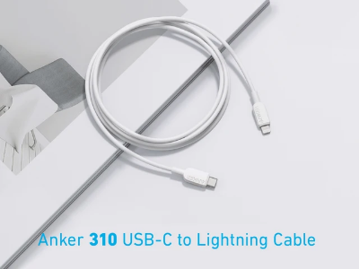 Picture of Anker 310 USB-C to Lightning Cable 1m - White