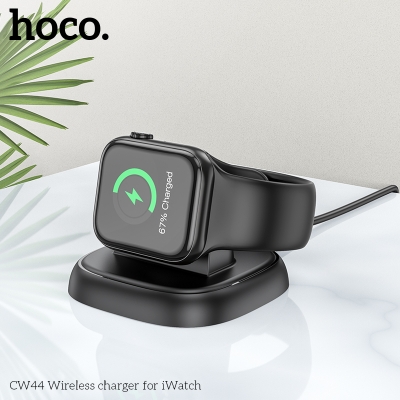 Picture of Hoco CW44 - Wireless Charger For iWatch, Compatible With Apple Watch 1-8, Se/Se2, Ultra - Black