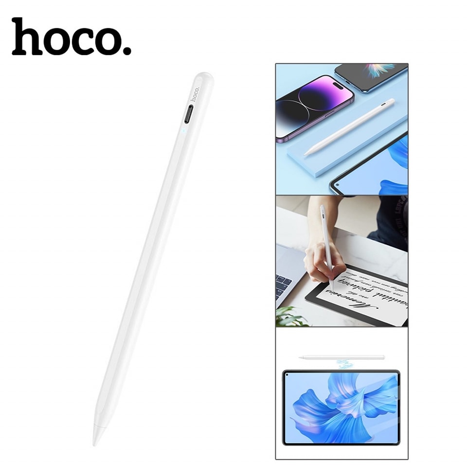 Picture of HOCO Active Universal Capacitive Pen Smooth GM109 White