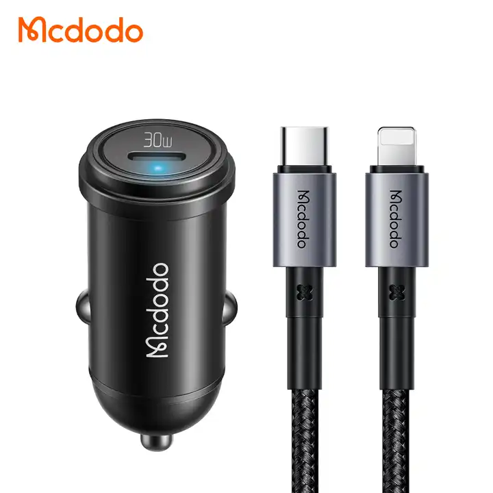 Picture of Mcdodo 30W PD USB C Car Charger and iP Cable Set