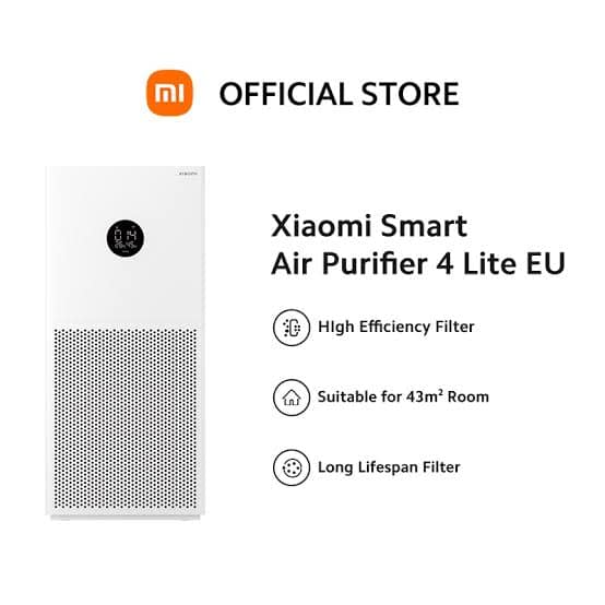 Picture of Xiaomi Smart Air Purifier 4 Lite with google voice - White