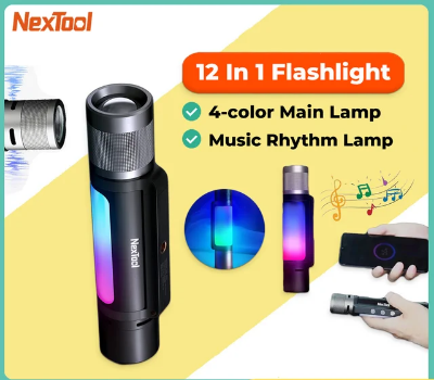 Picture of Xiaomi Nextool 12in1 Torchlight Flashlight 900lm RGB Alarm Magnet Speaker Powerbank Camping NE20161
