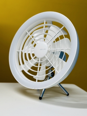 Picture of JISULIFE FA17 Outdoor Camping Ceiling Fan LED Light with Big Stand - White