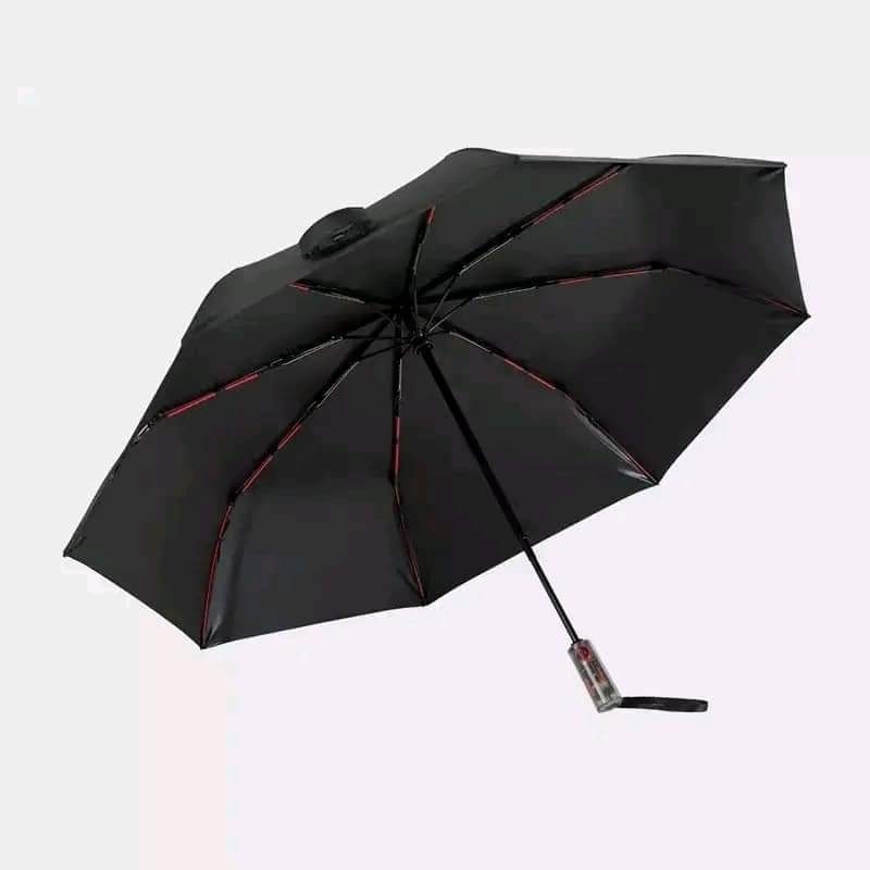 Picture of Xiaomi Mechanical Transparent Handle Automatic Umbrella Reflective Strip - Black