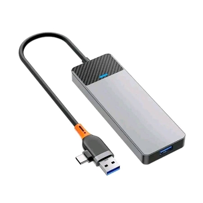 Picture of WiWU A431C Linker Series USB-A&C Hub Adapter 4-in-1 Portable Docking Station with 3 USB3.0+USB-C 3.0