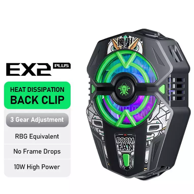 Picture of Plextone EX2 Plus Fan Cooler RGB Semiconductor DIY Sticker  - Black