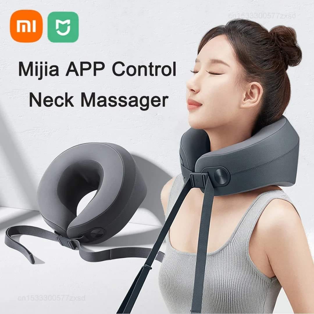 Picture of Xiaomi Mijia Smart Neck Massage Relief Neck Shoulder Pain Work with Mi Home App 2550mAh - Grey