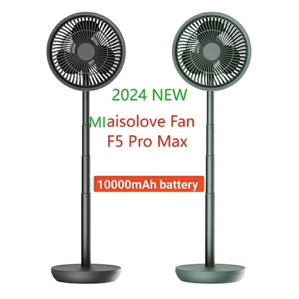 Picture of Xiaomi Solove F5 Pro Max Rechargeable Desktop Stand Fan - 10000mAh -Black