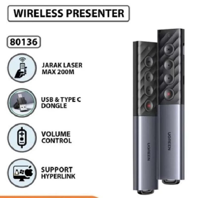 Picture of U green Red Laser Rechargable Pointer 80136 - Black