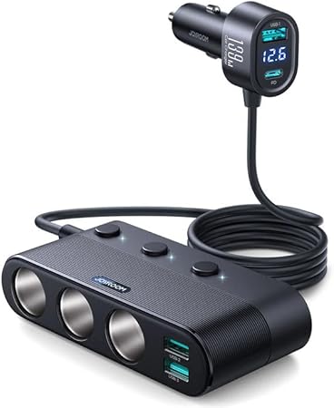 Picture of Joyroom JR-CCL01 139W 7 in 1 CiIgarette Lighter Splitter Car Charger