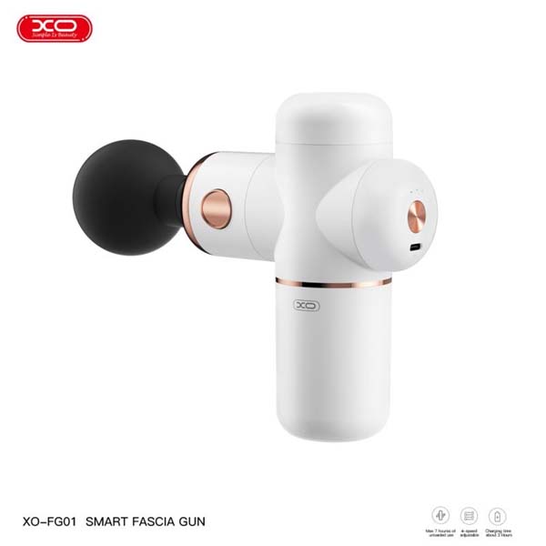 Picture of XO XO-FG01 Smart Fascia Massage Gun with 4 Replacement Heads