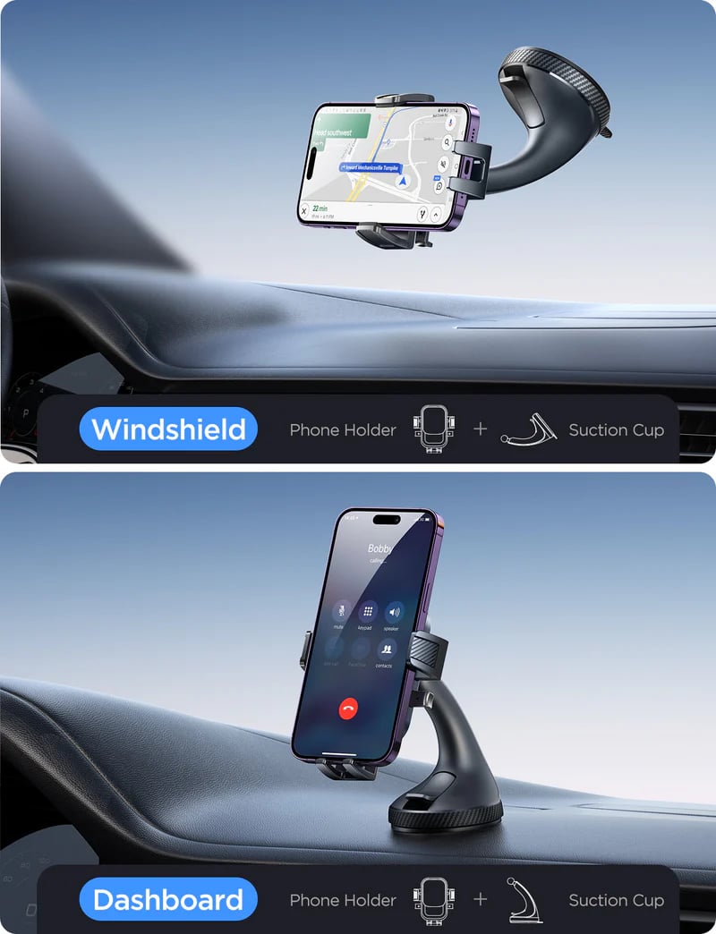 Picture of For Car Best Holder Joyroom JR-OK6 Car Phone Mount (Windshield)