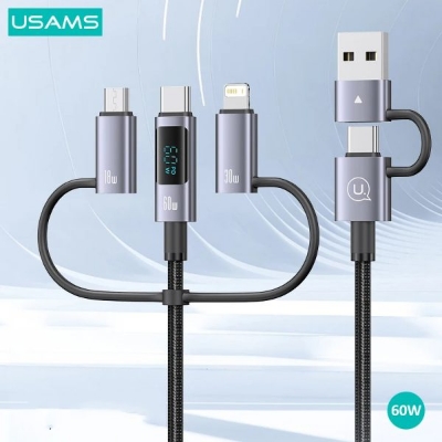 Picture of USAMS SJ713 60W Fast Charging 6in1 Display Display Data Cable