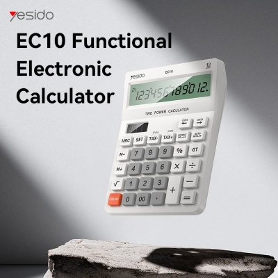 Picture of Ye_sido EC10 Dual Power Source LCD Display Desk Calculator