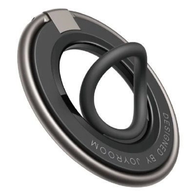 Picture of JOYROOM JR-ZS383 Magnetic Kickstand Compatible with Magsafe Grip Phone Holder Finger Ring Stand - Black