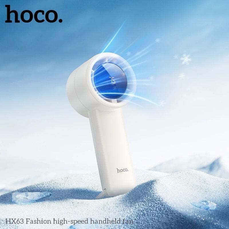 Picture of Hoco HX63 Hand Fan with Digital Display 2000mAh Battery