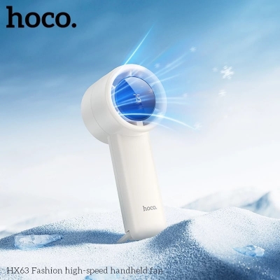 Picture of Hoco HX63 Hand Fan with Digital Display 2000mAh Battery