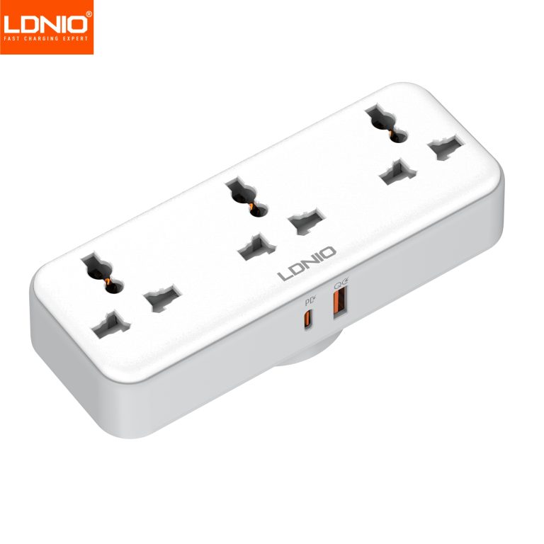 Picture of LDNIO SC3317 3 AC Outlets Portable Extension Power Socket