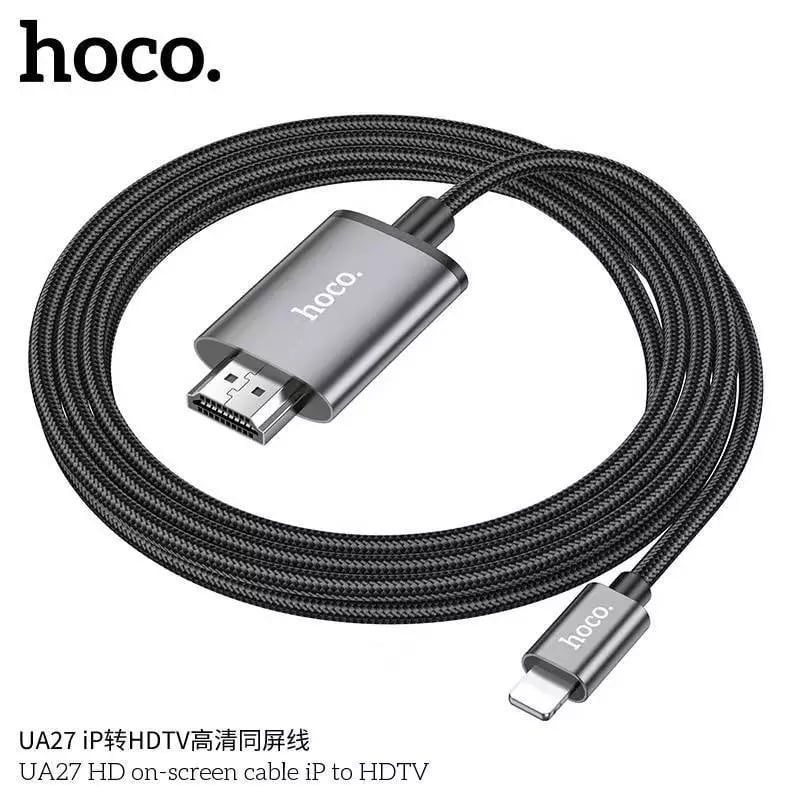 Picture of Hoco UA27 HD On-Screen Cable iPhone To HDTV (Lightning to HDMI)