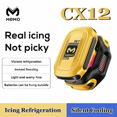Picture of High Quality Products MEMO CX12 Mobile Phone Cool Heat Sink AI Semiconductor with 2000mAh Battery Digital Display Cooling Radiator