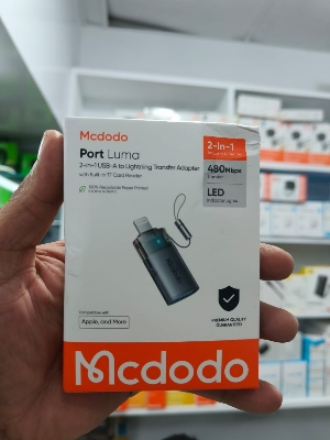 Picture of Mcdodo OT-785 2 In 1 USB-A To Lightning Transfer Adapter With TF Card Reader