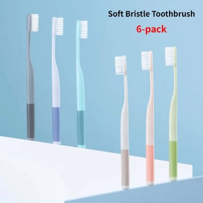 Picture of Xiaomi Antibacterial Soft Square Family Toothbrush 6 Pcs