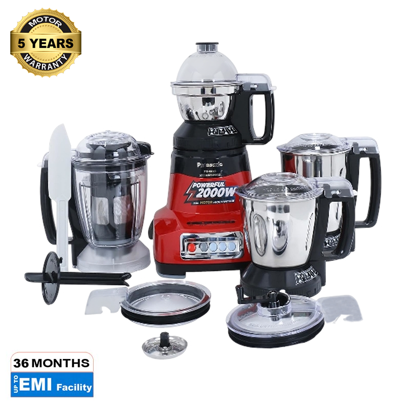 Picture of Panasonic MX-AE475 Monster Series 2000 Watt Super Mixer Grinder-Red