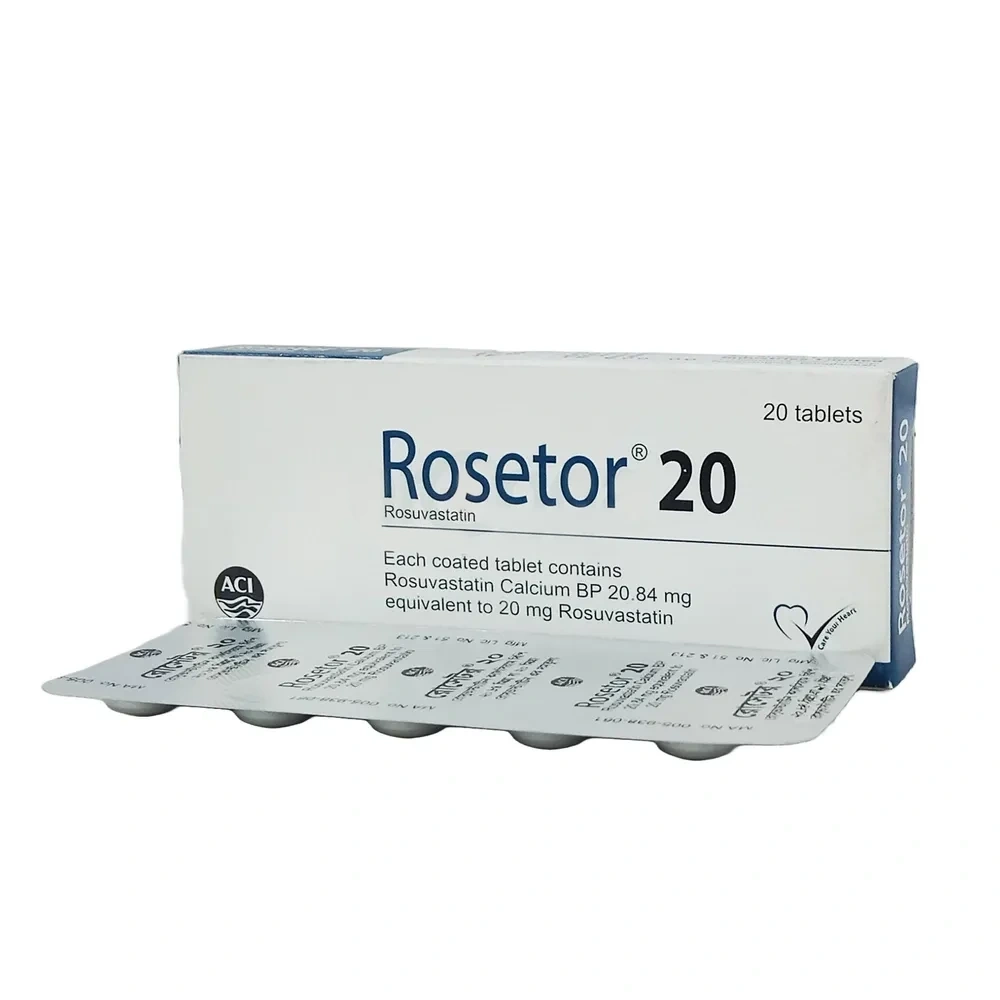 Picture of Rosetor 20mg Tablet