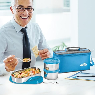 Picture of MILTON Steel Smart Lunch Box 
